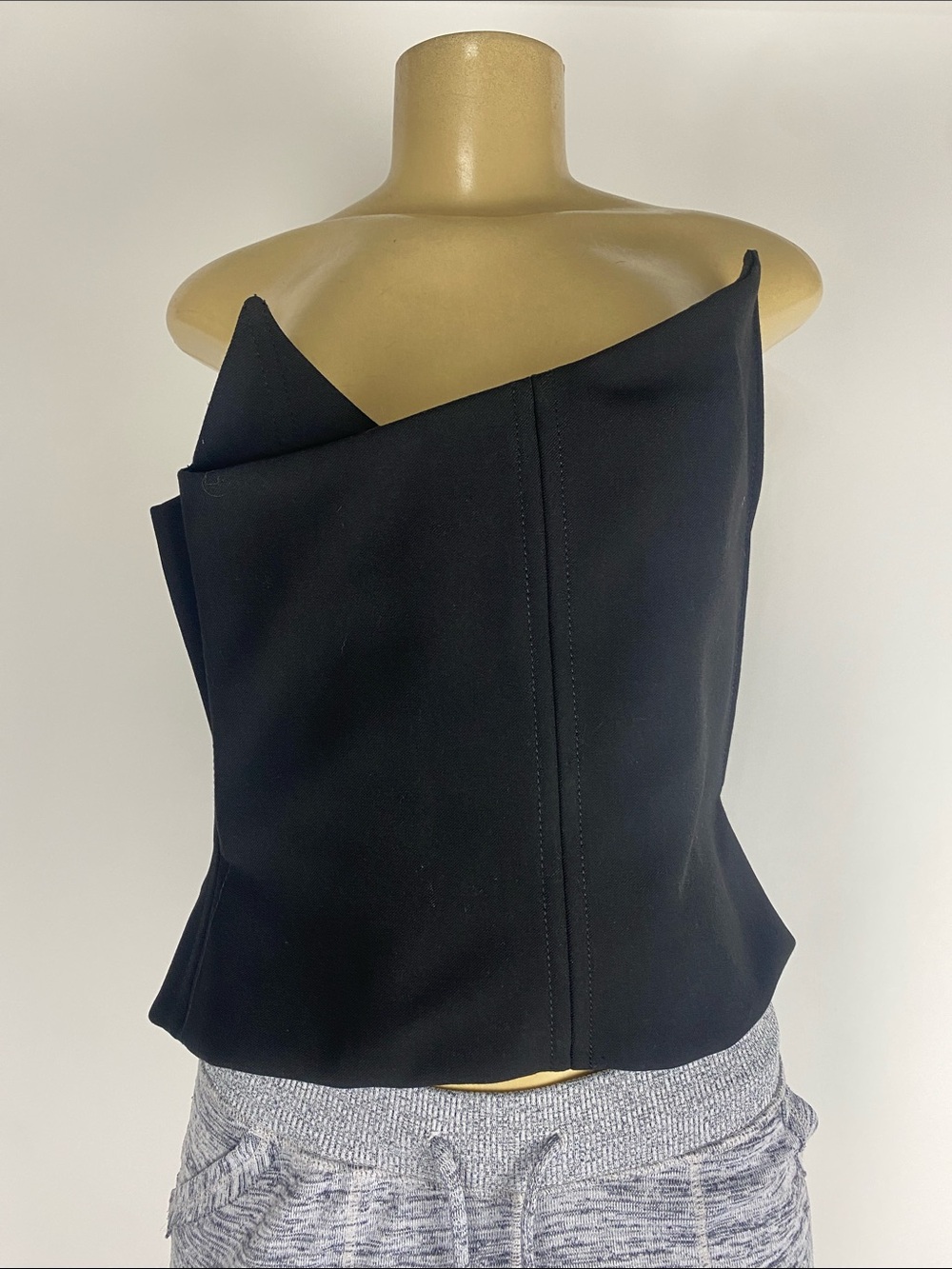 ZARA ASYMMETRIC BUSTIER LIMITED EDITION Size M
